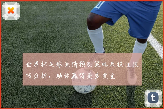 世界杯足球竞猜预测策略及投注技巧分析，助你赢得更多奖金
